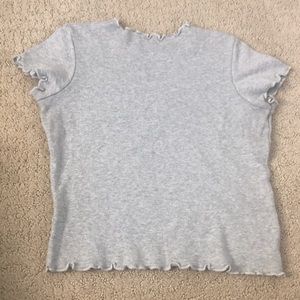 brandy cropped shirt